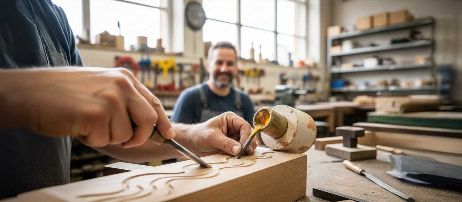 Handwerksdetail aus der Oberpfalz – Präzision und Qualitätsarbeit